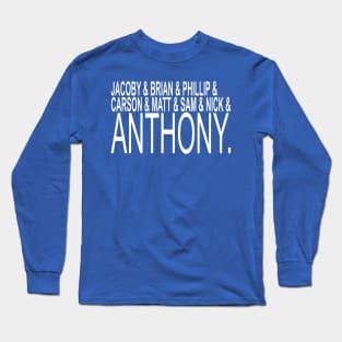 Colts quarterbacks with Anthony Richardson Long Sleeve T-Shirt